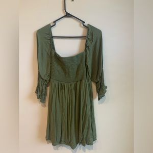 Green dress